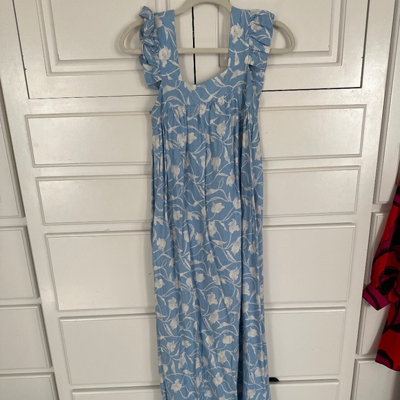 a new day Blue and White Floral Dress - Picture 3 of 8